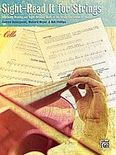Sight-Read It for Strings Cello string method book cover Thumbnail